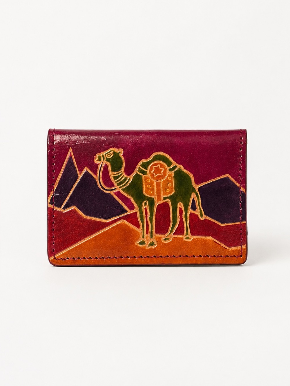 NEW Colorful Camel Cardholder Snap Button Wallet Pink Orange Purple Green Gift